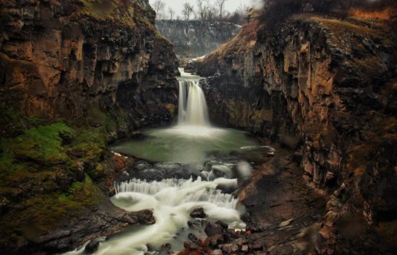 White River Falls State Park, Oregon, USA